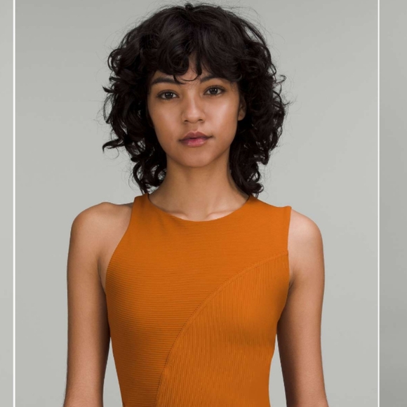 Lululemon butternut ribbed asymmetrical crop top - Picture 5 of 5